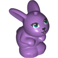 Lego králík, levandulová střední (6324859)